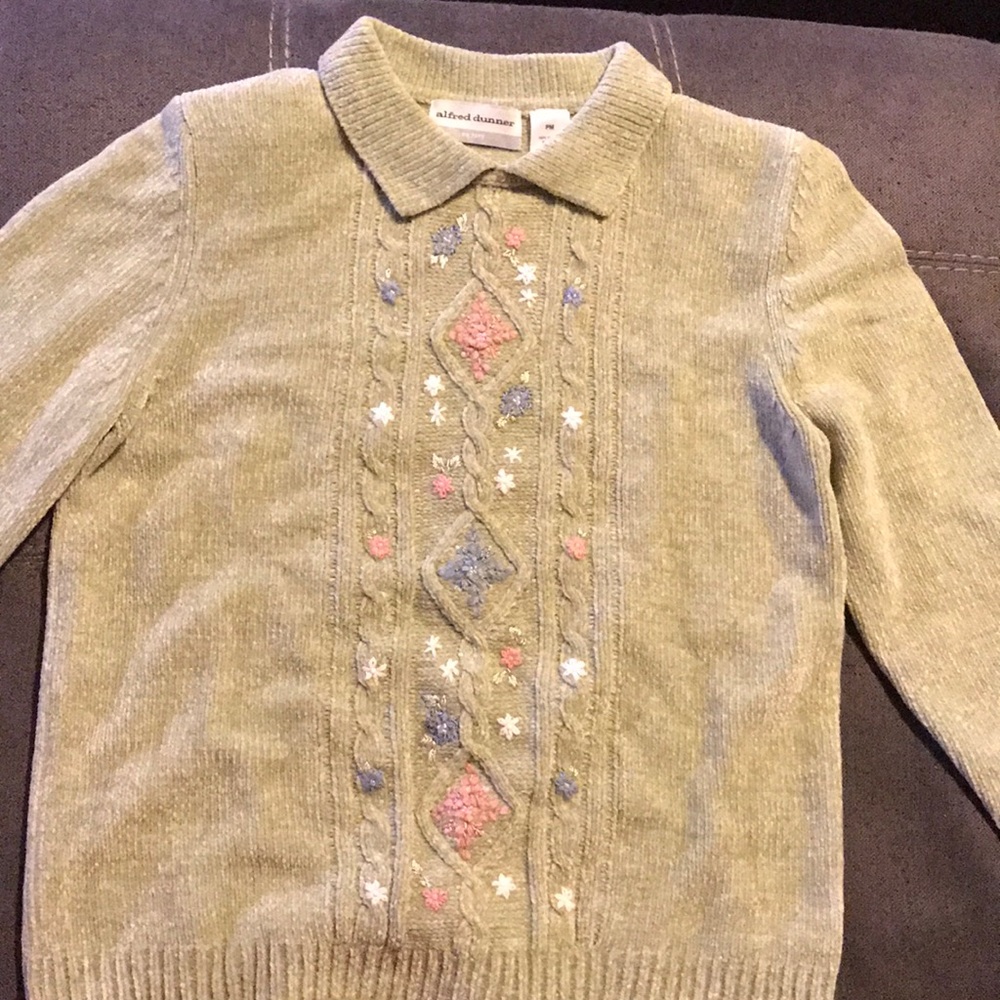 Light Green collared sweater